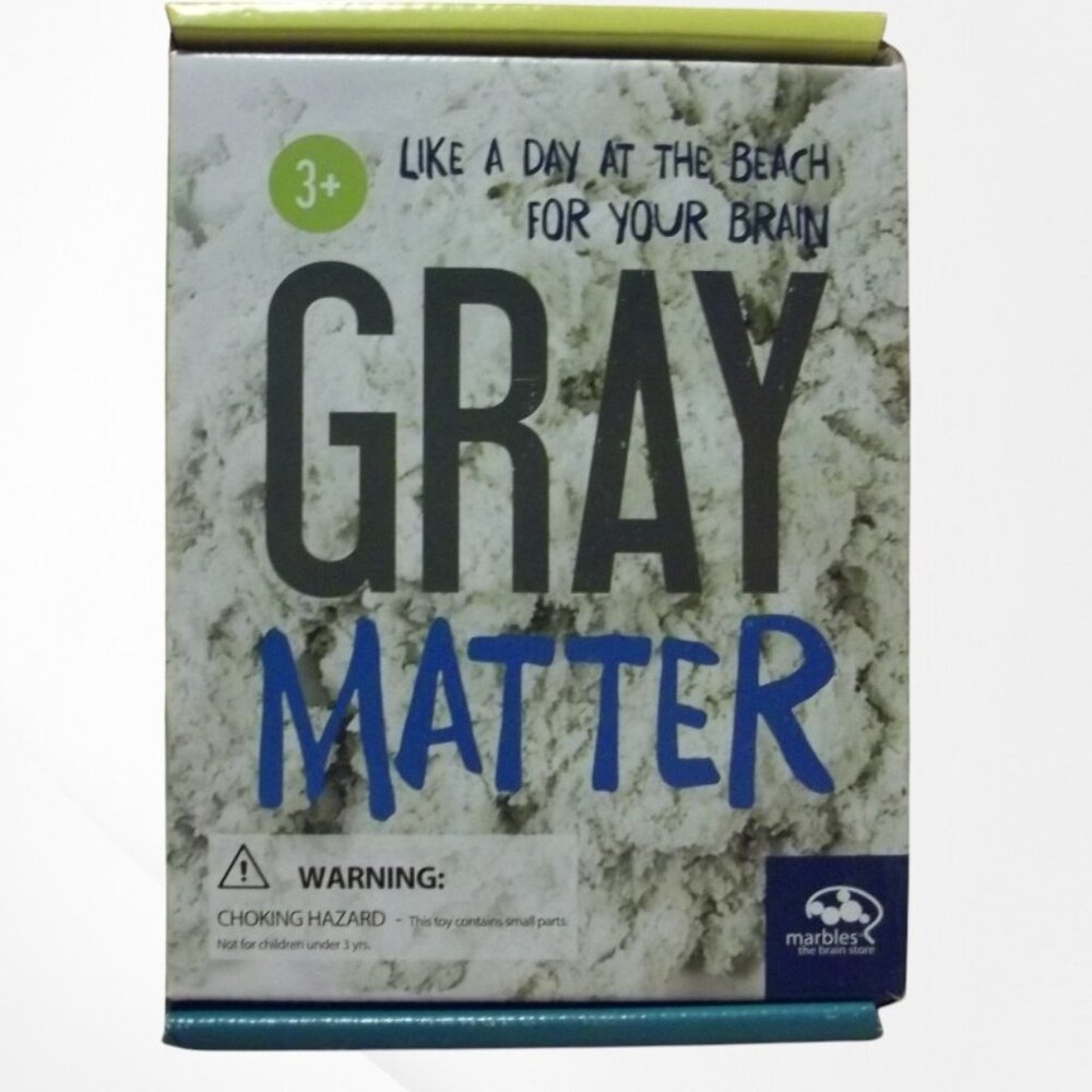 Gray Matter Marbles The Brain Store Sculpting Sand Anti-Bacterial Non-Toxic T1